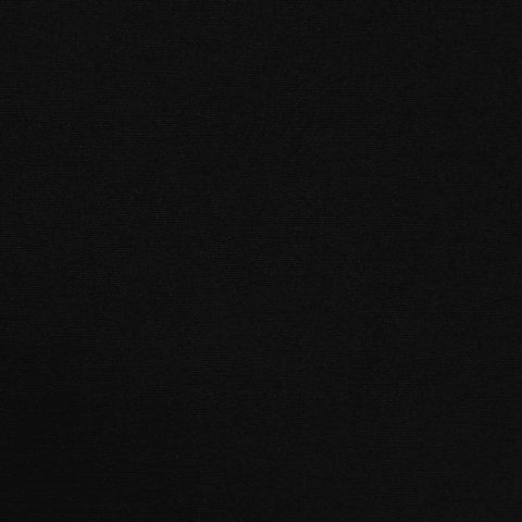 Viscose Polyester Stretch Bengaline Fabric, 222 gsm — Black