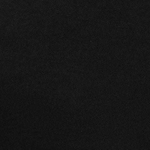 Viscose Nylon Stretch Bengaline Fabric, 263 gsm — Black