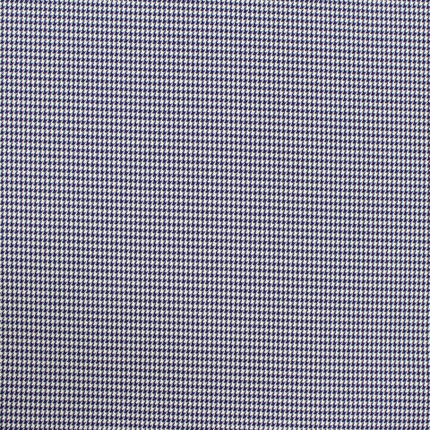 Navy Houndstooth Knit, Polyester