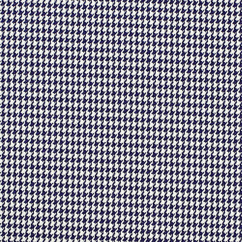 Navy Houndstooth Knit, Polyester