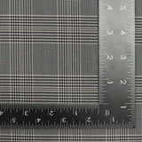 Black Plaid Knit, Polyester