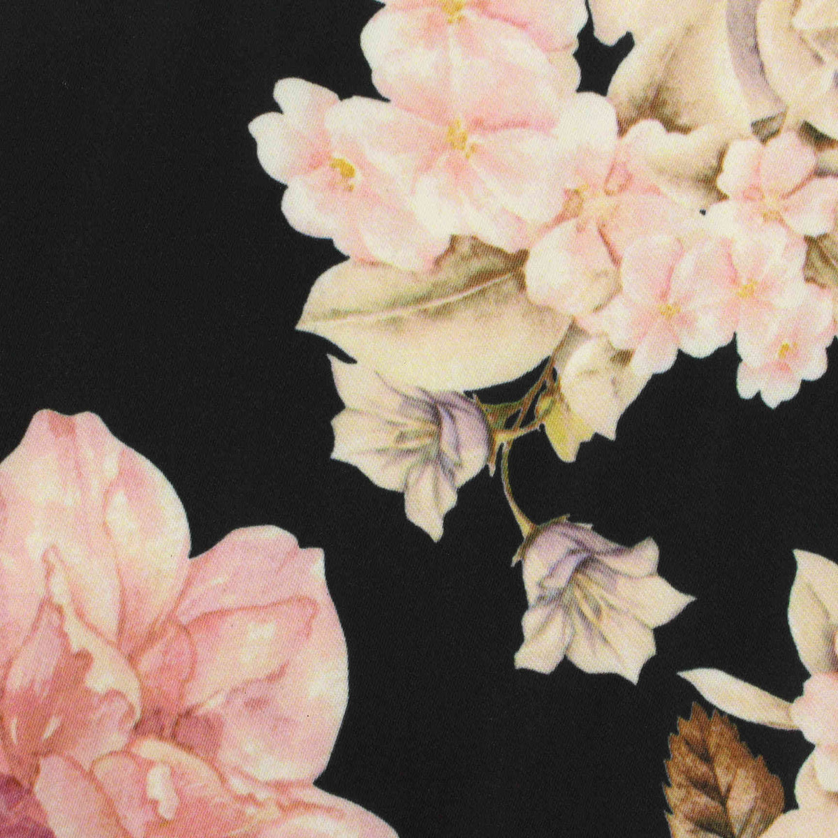 Pink Flowers Woven, Polyester, 193 gsm, ref EF-213344