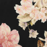Pink Flowers Woven, Polyester
