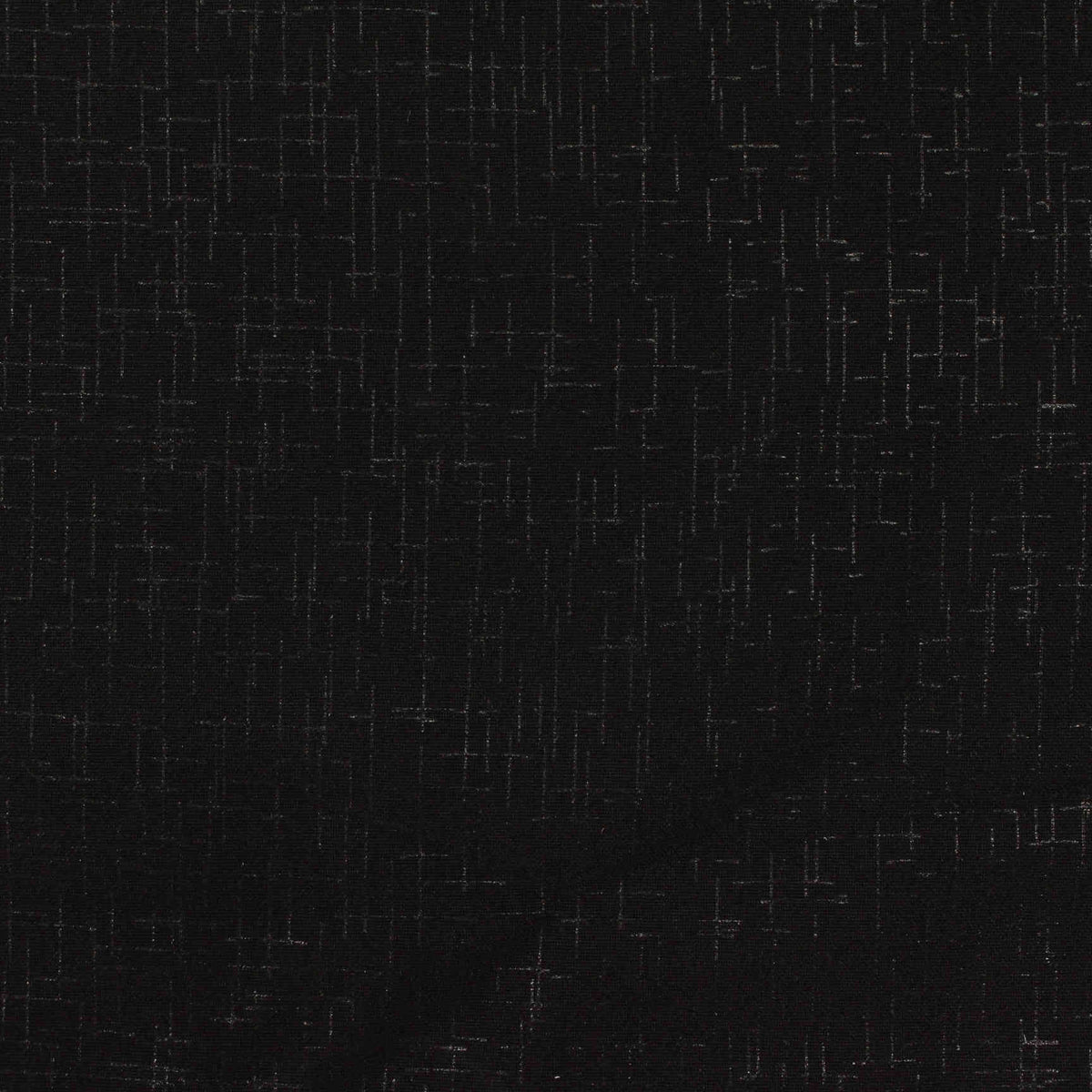 Black Irregular-Grid Jacquard, Poly-Viscose