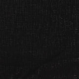 Black Irregular-Grid Jacquard, Poly-Viscose
