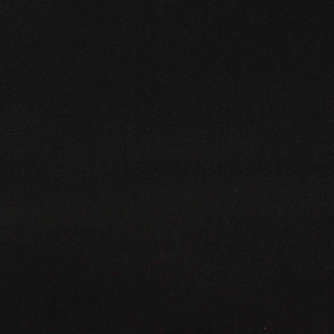 Polyester Viscose Stretch Woven Fabric, 273 gsm — Black