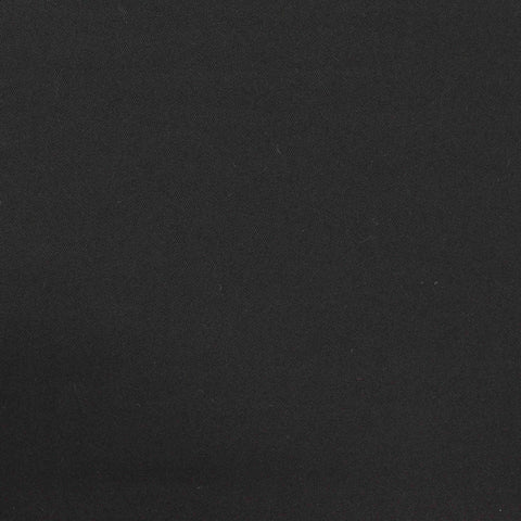 Polyester Viscose Stretch Woven Fabric, 230 gsm — Black