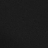 Polyester Stretch Linen-Look Fabric, 246 gsm — Black