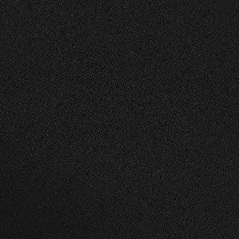 Polyester Stretch Linen-Look Fabric, 246 gsm — Black