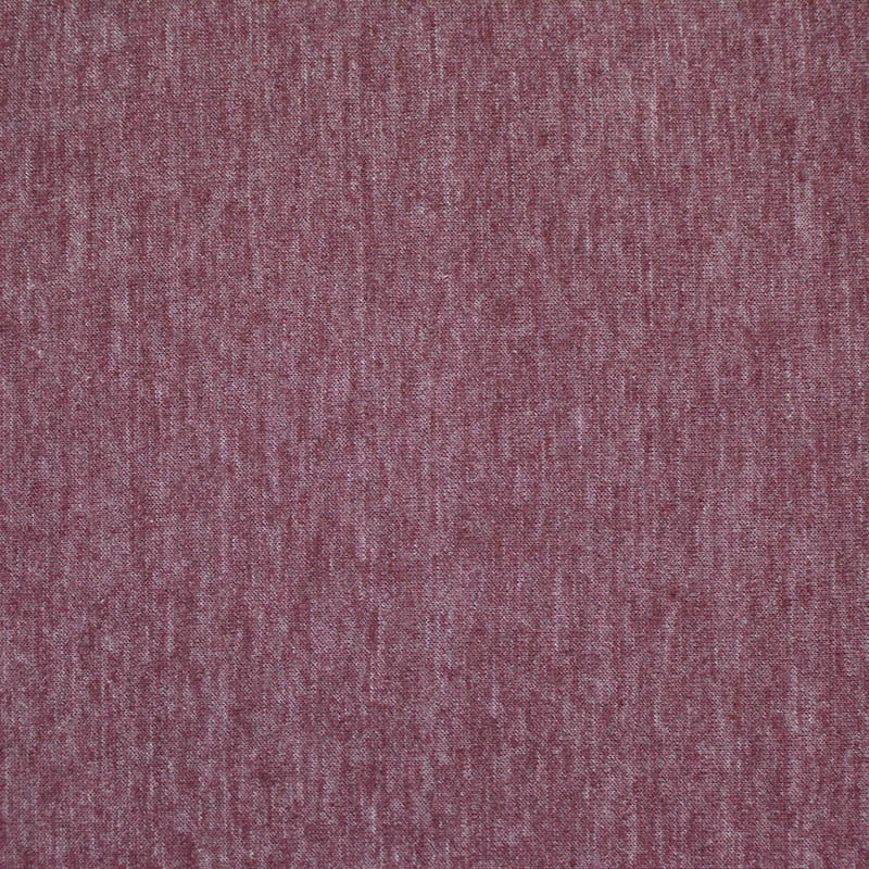 Burgundy Marl Jersey Knit, Cotton-Poly