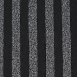 Black Vertical-Stripe Knit, Cotton-Poly — texture