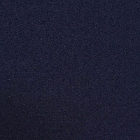 Polyester Viscose Stretch Linen-Look Fabric, 215 gsm — Navy