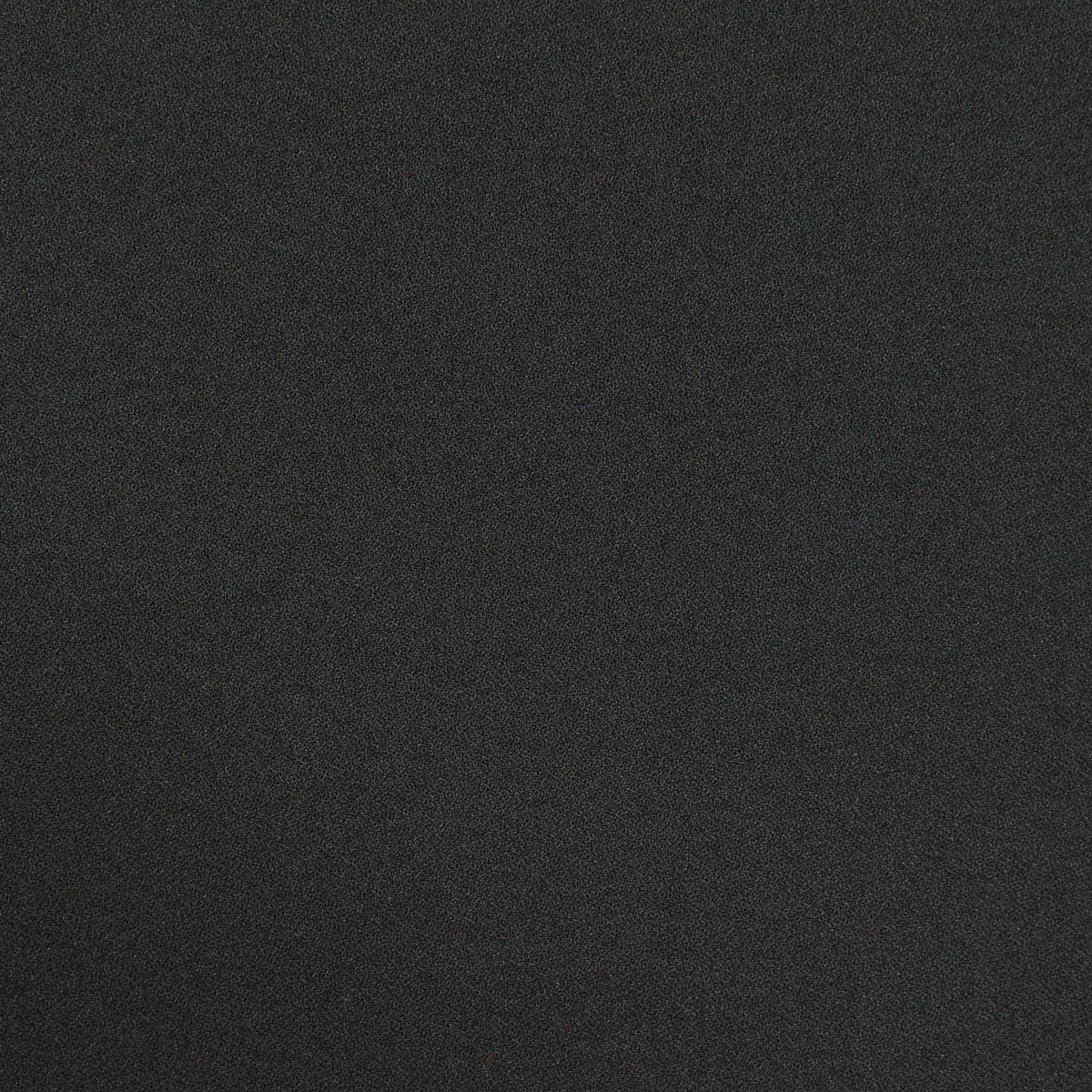 Polyester Viscose Stretch Linen-Look Fabric, 154 gsm — Black