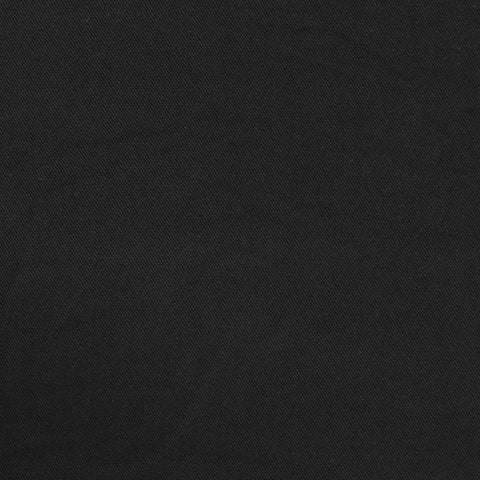 100% Viscose Twill Fabric, 214 gsm — Black