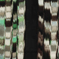 Green Vertical-Band Woven, Viscose