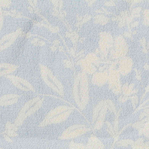 Blue Floral Woven, Viscose, 127 gsm