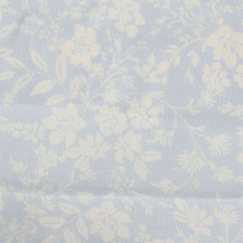 Blue Floral Woven, Viscose, 127 gsm