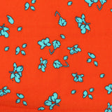 Light Blue Floral Woven, Viscose