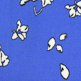White Floral Woven, Viscose — texture