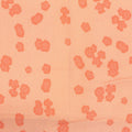 Orange Animal Print Woven, Viscose