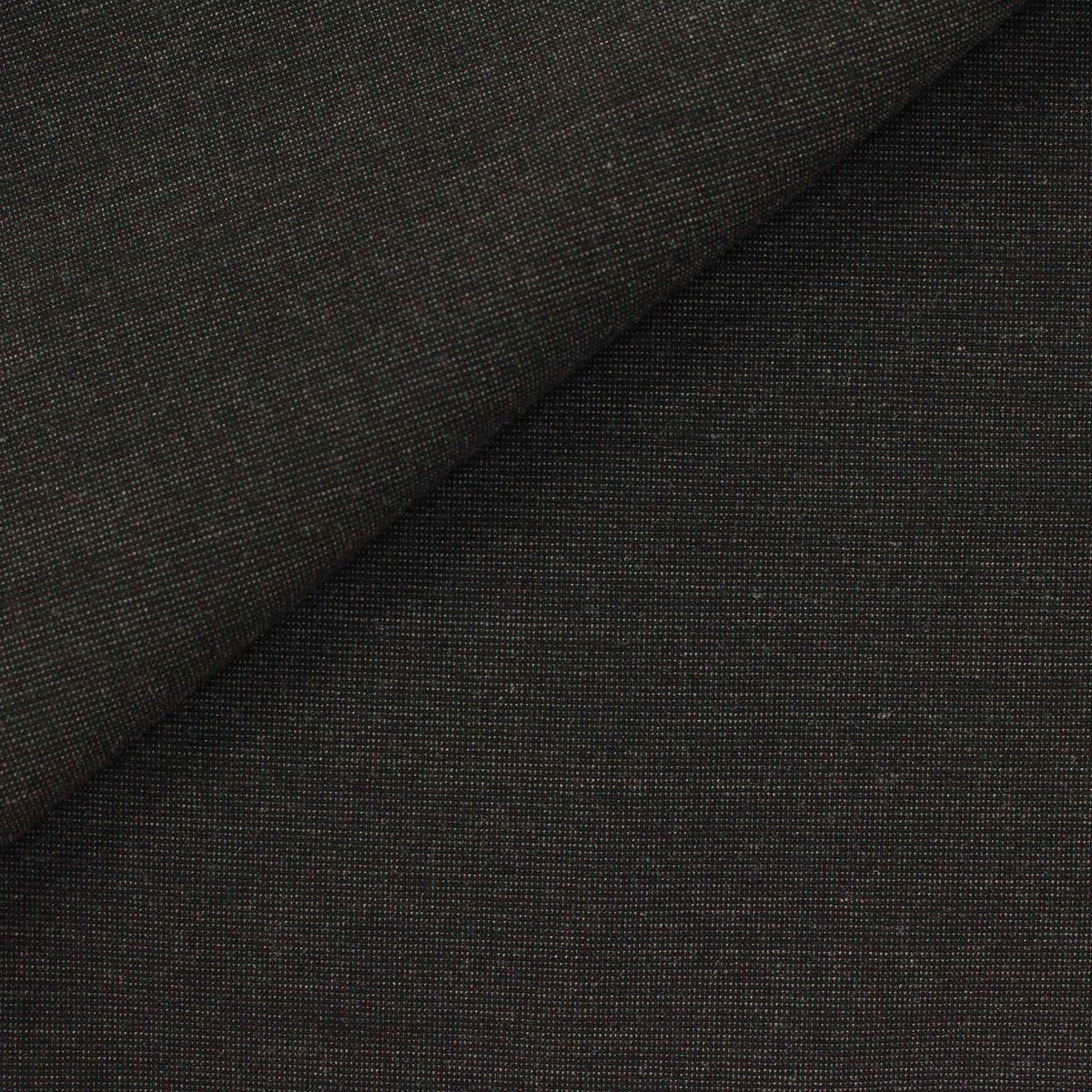 Brown Marl Linen-Look, Poly-Viscose