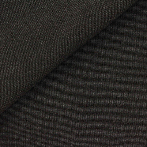 Brown Marl Linen-Look, Poly-Viscose