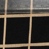 Beige Check Woven, Poly-Viscose — texture
