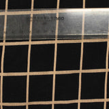 Beige Check Woven, Poly-Viscose