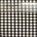 Black Check Woven, Polyester