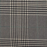 Black Plaid Woven, Polyester — texture
