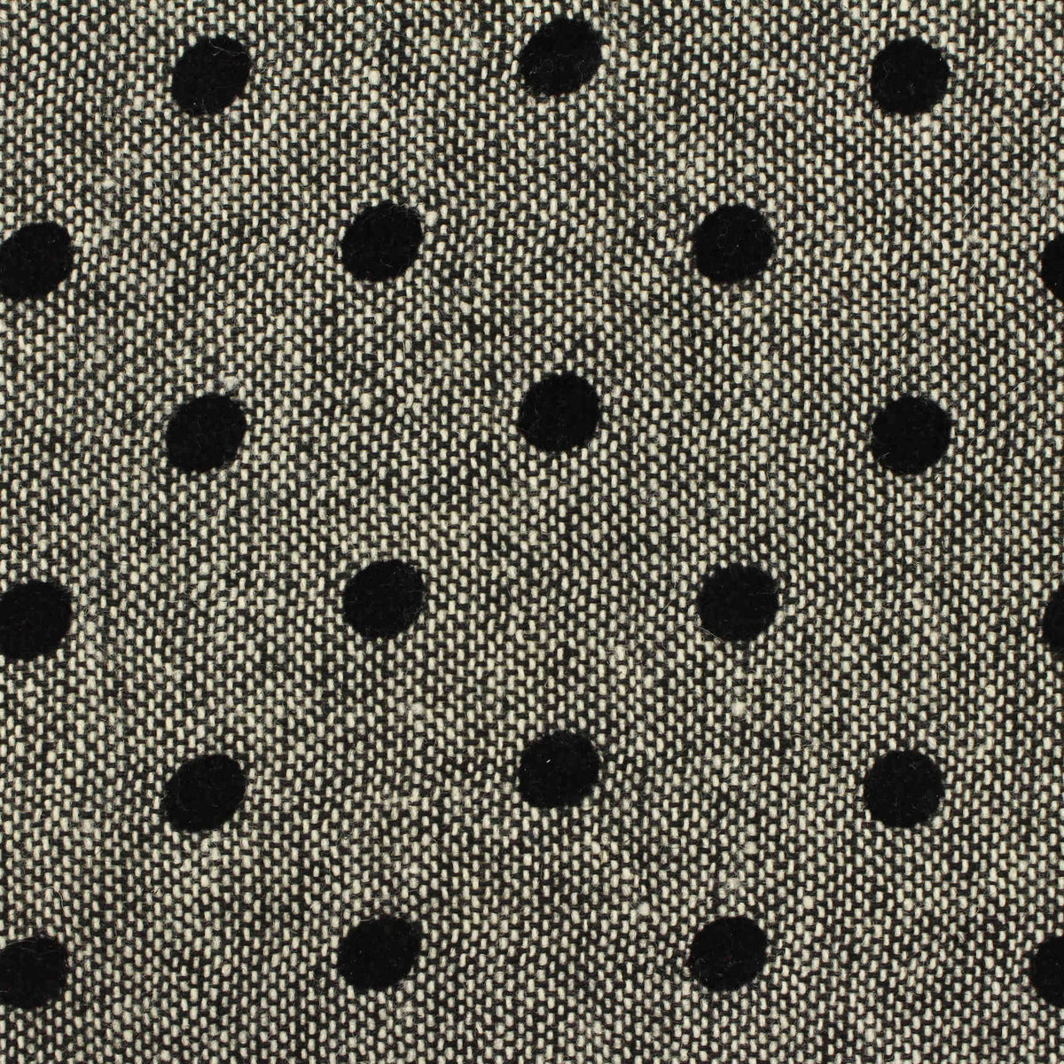 Black Dots Woven, Polyester, 259 gsm