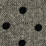 Black Dots Woven, Polyester — texture