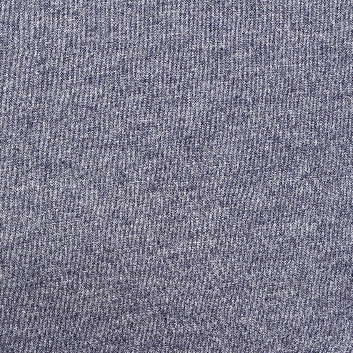 Heathered Blue Marl French Terry, Poly-Cotton, 229 gsm