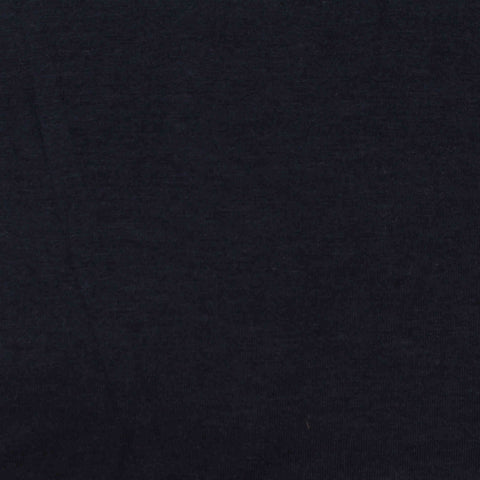 Polyester Cotton Jersey Knit Fabric, 140 gsm, 155 cm — Navy