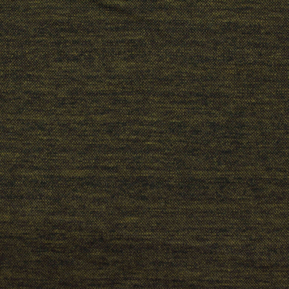 Dark Olive Marl Interlock Knit, Poly-Cotton, 322 gsm