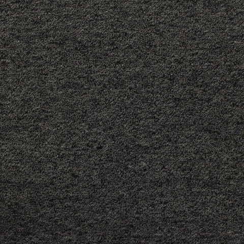 Dark Grey Marl French Terry, Poly-Cotton, 270 gsm