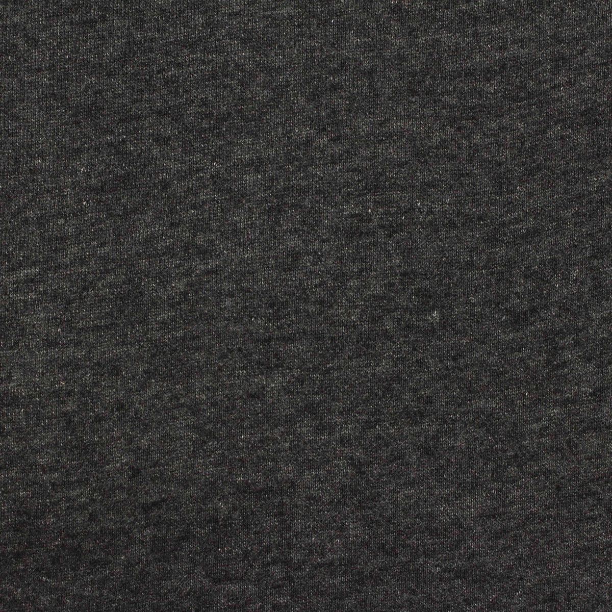 Dark Grey Heather French Terry, Poly-Cotton, 288 gsm