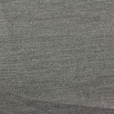 Heather Grey Marl Scuba Knit, Polyester, 260 gsm