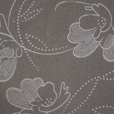 White Floral Knit, Poly-Viscose