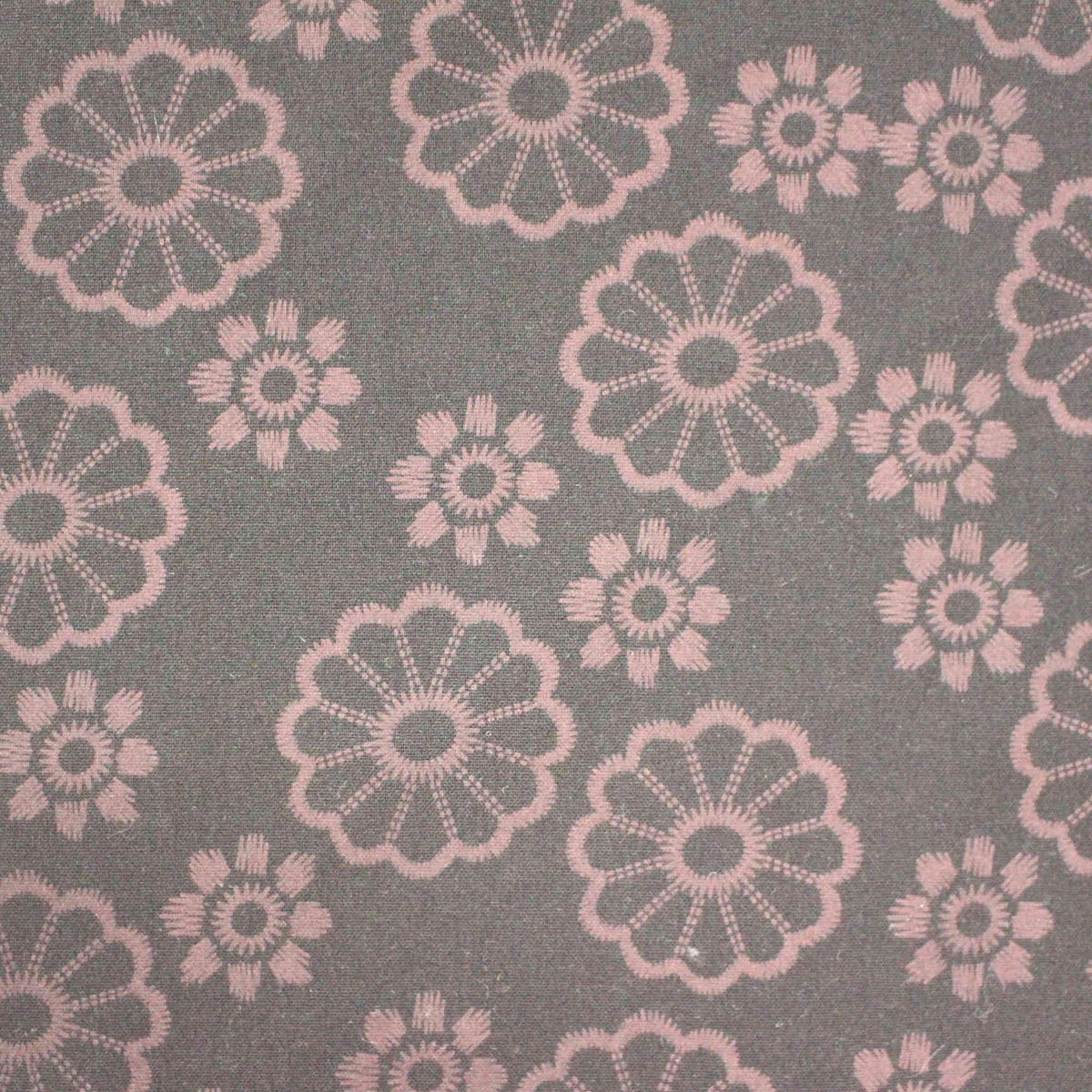 Pink Floral Knit, Poly-Viscose