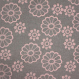 Pink Floral Knit, Poly-Viscose