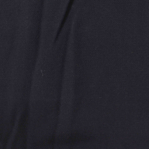 Polyester Viscose Stretch Ponte Knit Fabric, 269 gsm — Navy