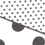Black Dots Jersey Knit, Polyester — texture