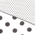 Black Dots Jersey Knit, Polyester, 192 gsm, ref EF-213614