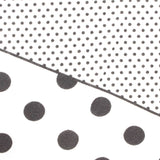 Black Dots Jersey Knit, Polyester