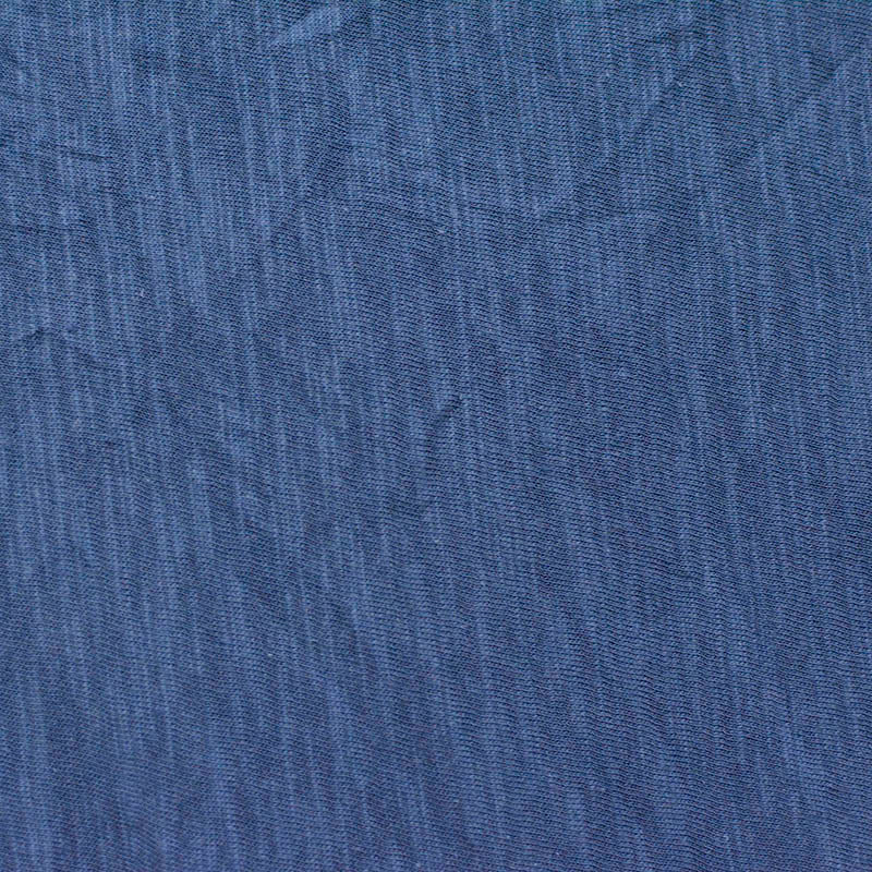 Heathered Blue Marl Jersey Knit, Cotton, 119 gsm