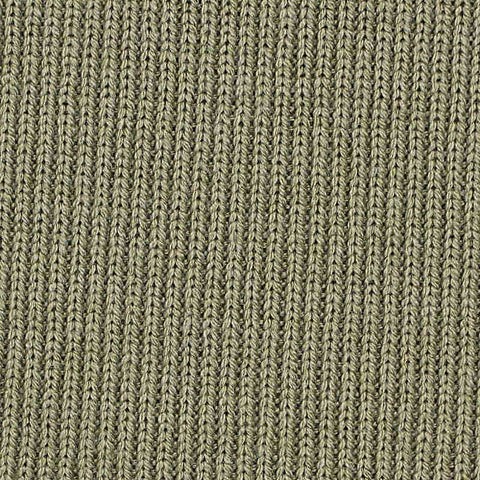 Viscose Acrylic Blend Stretch Rib Knit Fabric, 378 gsm — Green