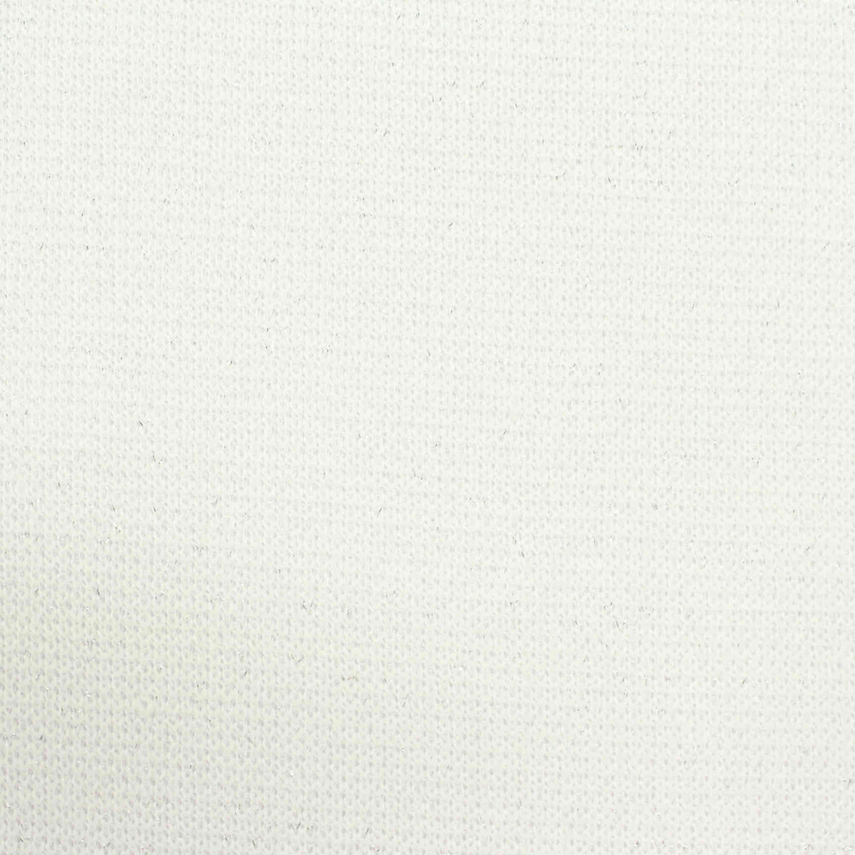 Polyester Metallic Chunky Knit Fabric, 204 gsm, 150 cm — White