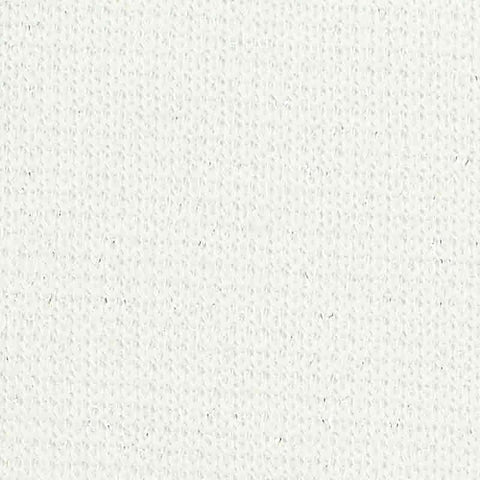 Polyester Metallic Chunky Knit Fabric, 204 gsm, 150 cm — White