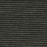 Black Horizontal-Stripe Bengaline, Viscose-Nylon — texture